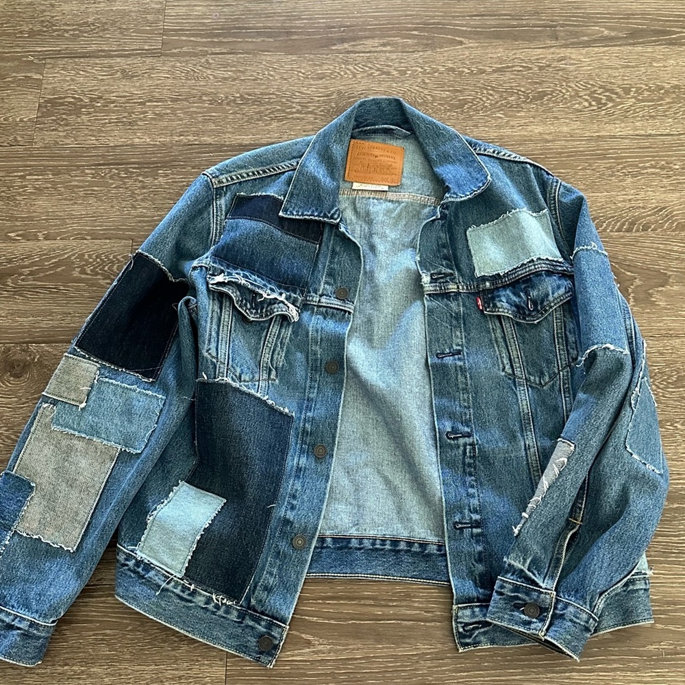 Trendy Patchwork Denim Jacket